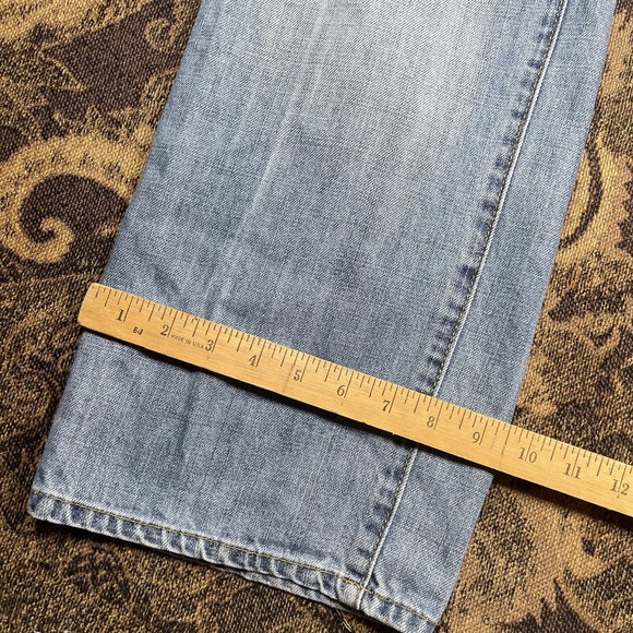 Vtg Y2K Gap East Authentic Straight Leg Jeans Mens Size 40x30 Distressed - Picture 7 of 10